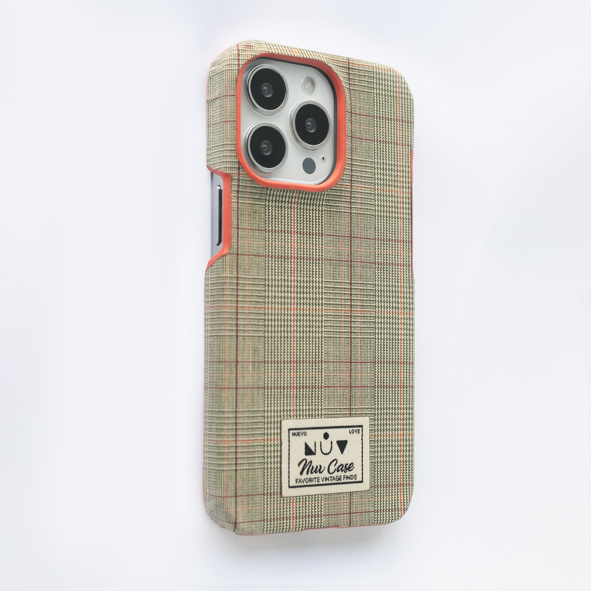 iPhone 13 Pro - Green Orange Plaids